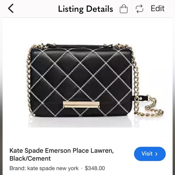 Kate Spade NY ♠️EMERSON PLACE LAWREN SHOULDER BAG and Wallet SET - Picture 2 of 15